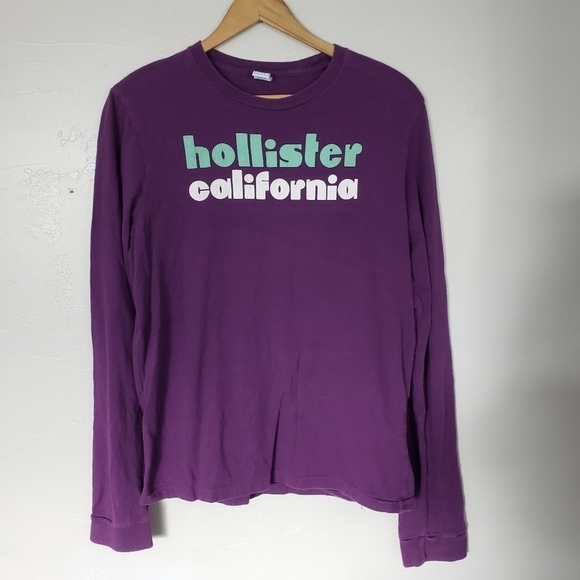 Hollister Other - Hollister California Vintage Purple Long Sleeve T-shirt Single Stitch Medium